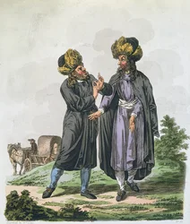 Polnische Juden, graviert von William Ellis (1747-1810) veröffentlicht 1804